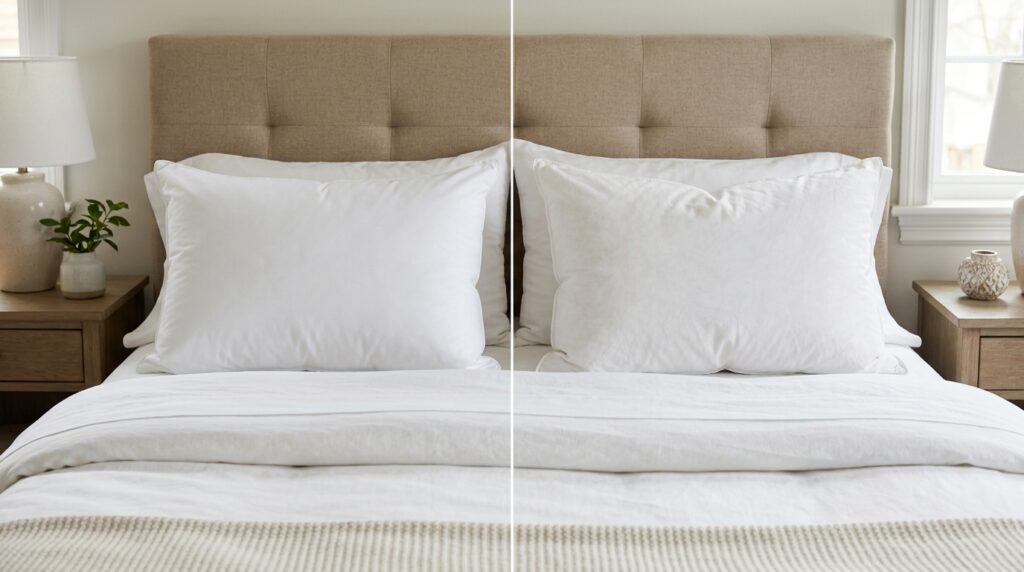 Down Alternative vs Down Pillow Comparison