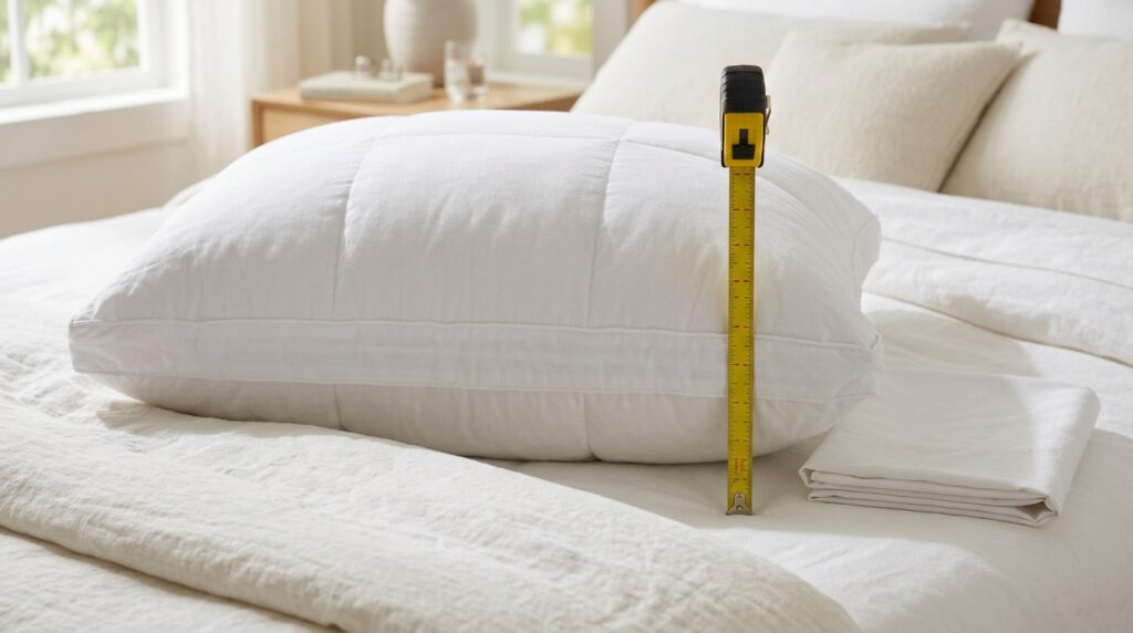 Choosing the right down alternative pillow size and loft