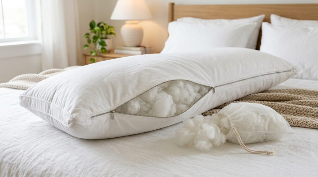 Beckham Body Pillow Adjustable Fill