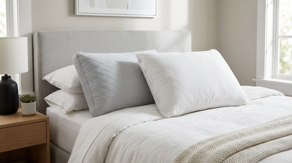 Beckham Cooling Pillow vs Memory Foam